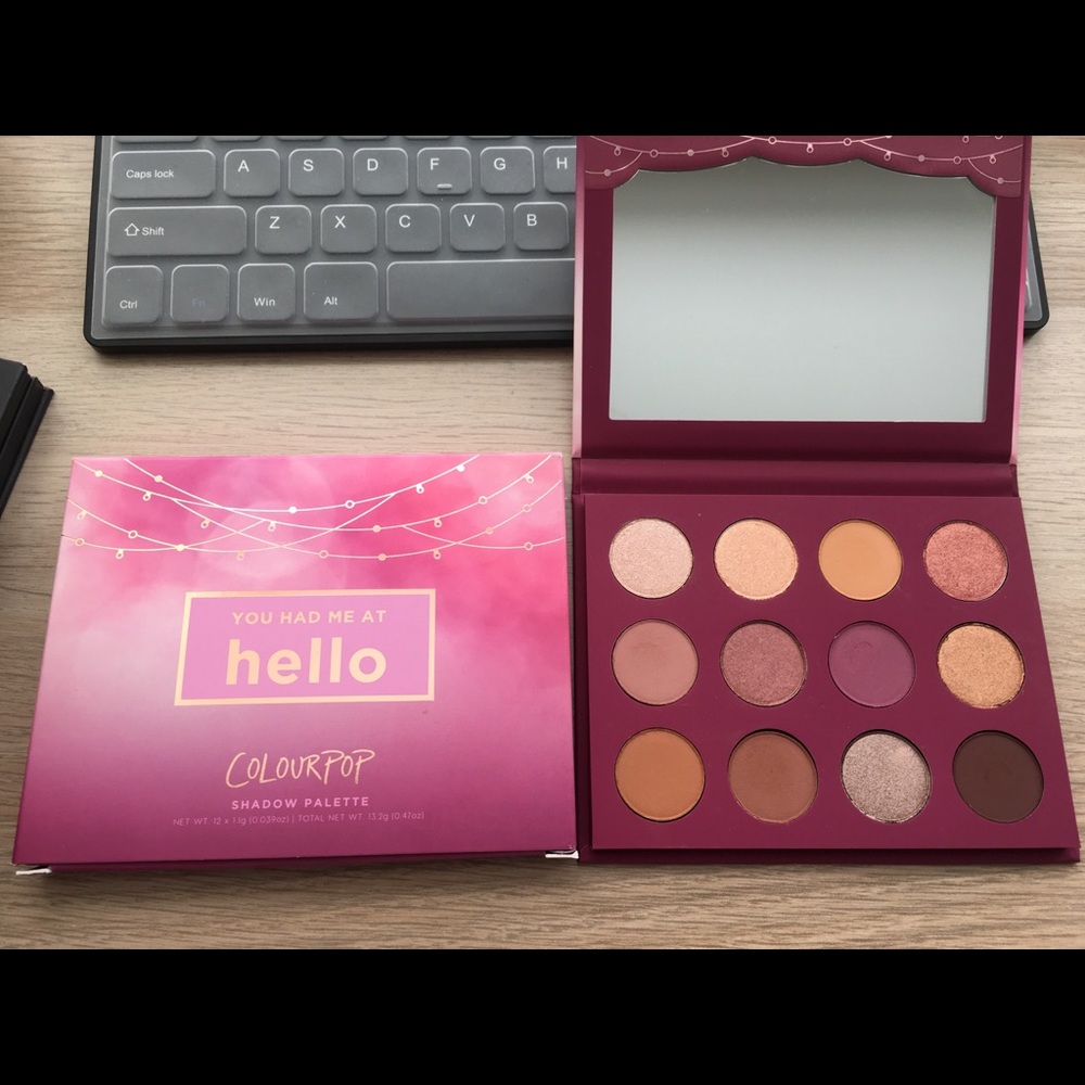 Colourpop you had me at hello eyeshadow palette